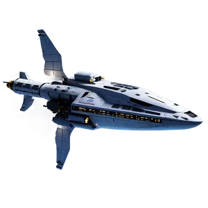 Starship In Orbit PNG Nqi
