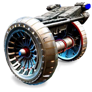 Starship Landing Gear PNG 06202024