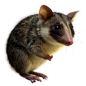 Startled Possum PNG Dtx