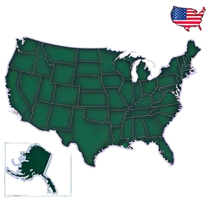 State Borders Usa Png 06292024 PNG image