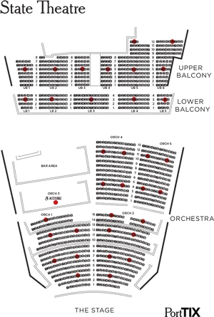 State Theatre Seating Chart PNG image