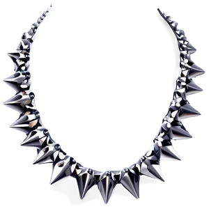 Statement Spiked Choker Necklace PNG Lpi75 PNG
