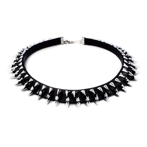 Statement Spiked Choker Necklace PNG Rrv