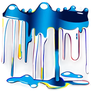 Static Spray Paint Drip PNG 18