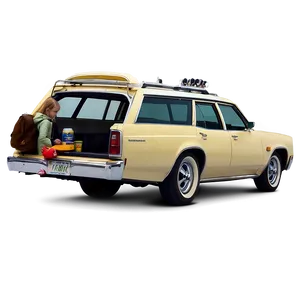 "station Wagon Family Trip PNG" A