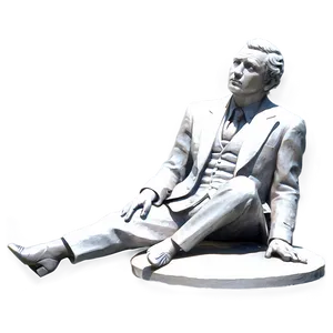 Statue Of Thinking Gentleman PNG 06262024 PNG