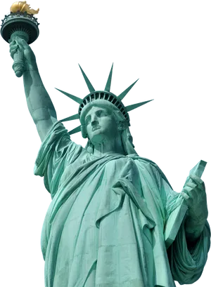 Statueof Liberty Close Up PNG image