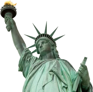 Statueof Liberty Close Up PNG image