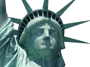 Statueof Liberty Close Up PNG
