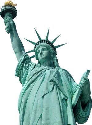 Statueof Liberty Close Up PNG image