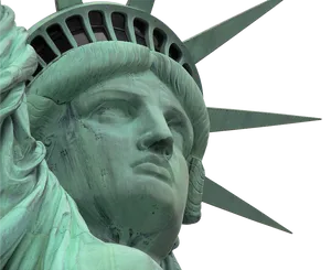 Statueof Liberty Close Up PNG
