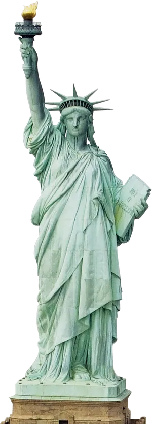 Statueof Liberty Iconic Pose PNG image