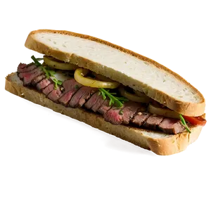 Steak And Onion Sandwich Png 05252024 PNG image