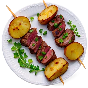 Steak And Potato Skewers Png 12 PNG image