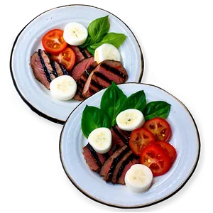Steak Caprese Salad Png Lth99 PNG image