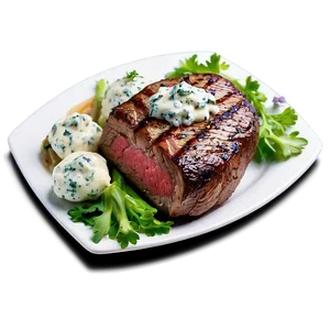 Steak With Blue Cheese Png Hpf PNG image