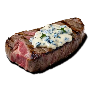 Steak With Blue Cheese PNG Rso