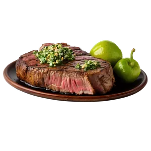 Steak With Chimichurri Png Kve71 PNG image