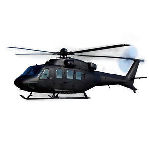 Stealth Police Helicopter Png 06212024 PNG image