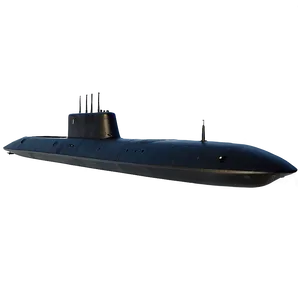 Stealth Submarine At Night PNG 05252024 PNG