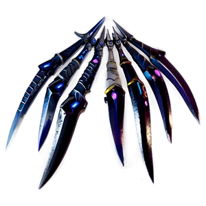 Stealthy Assassin Claws PNG Mwv16