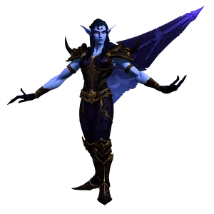 Stealthy Night Elf PNG Dps78