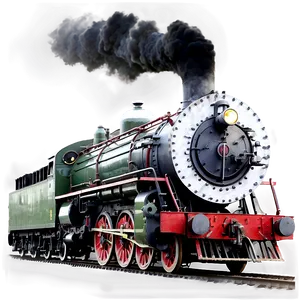Steam Locomotive Vintage Png Hru PNG image