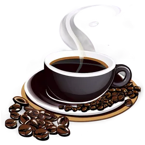 Steaming Black Coffee Png Dvj PNG image