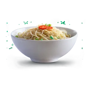 Steaming Bowl Of Noodles Png Vxe16 PNG image