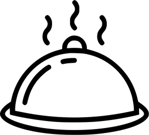 Steaming Cloche Icon PNG