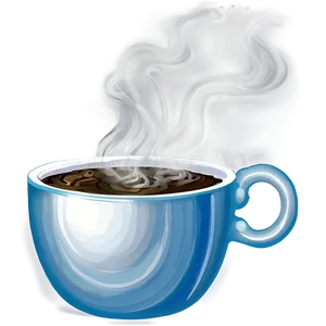 Steaming Coffee Cup PNG 05042024