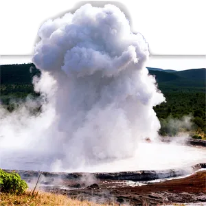 Steaming Earth Geysers Png Gkl85 PNG image
