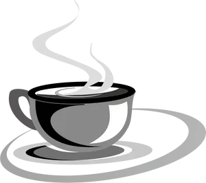 Steaming Tea Cup Vector