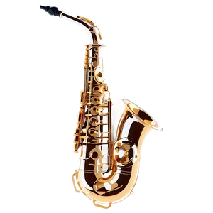 Steampunk Alto Saxophone PNG 06282024