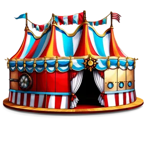 Steampunk Circus Tent PNG Aod