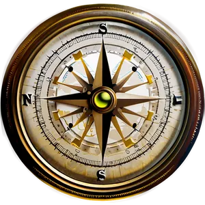 Steampunk Compass PNG 48
