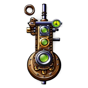 Steampunk Gadget Drawing PNG 96