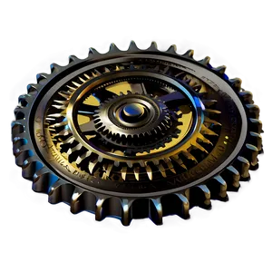 Steampunk Gear Disc Png Wno38 PNG image