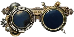 Steampunk Goggles Vintage Accessory PNG image