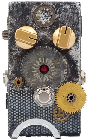 Steampunk Guitar Pedal PNG image