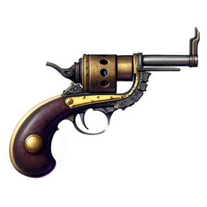 "steampunk Gun PNG: Victorian Era Weapon" 92
