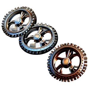 Steampunk Iron Clock Png 73 PNG image