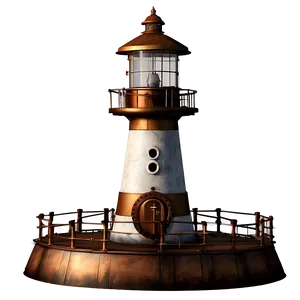 Steampunk Lighthouse Png 05242024 PNG image
