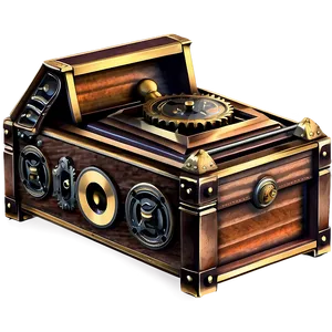 Steampunk Music Box Png 06282024 PNG image