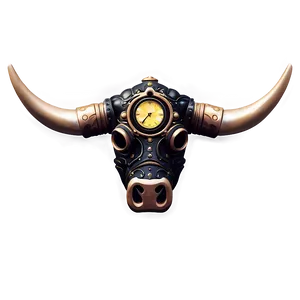 Steampunk Ox Design Png 06242024 PNG image