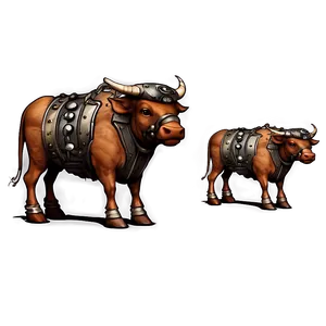 Steampunk Ox Design Png 79 PNG image