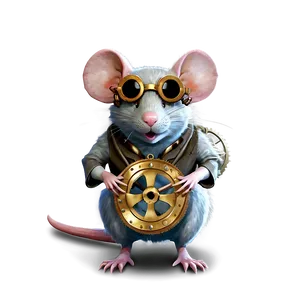 Steampunk Rat Png Yxc60 PNG image