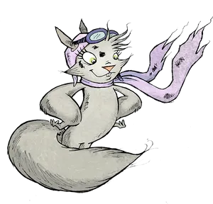 Steampunk Squirrel Illustration