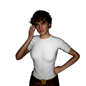 Steampunk Style Woman Portrait