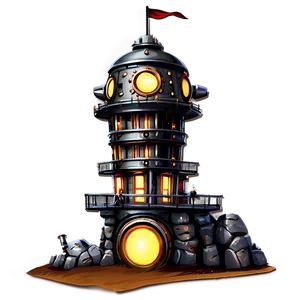 Steampunk Tower PNG 45 PNG